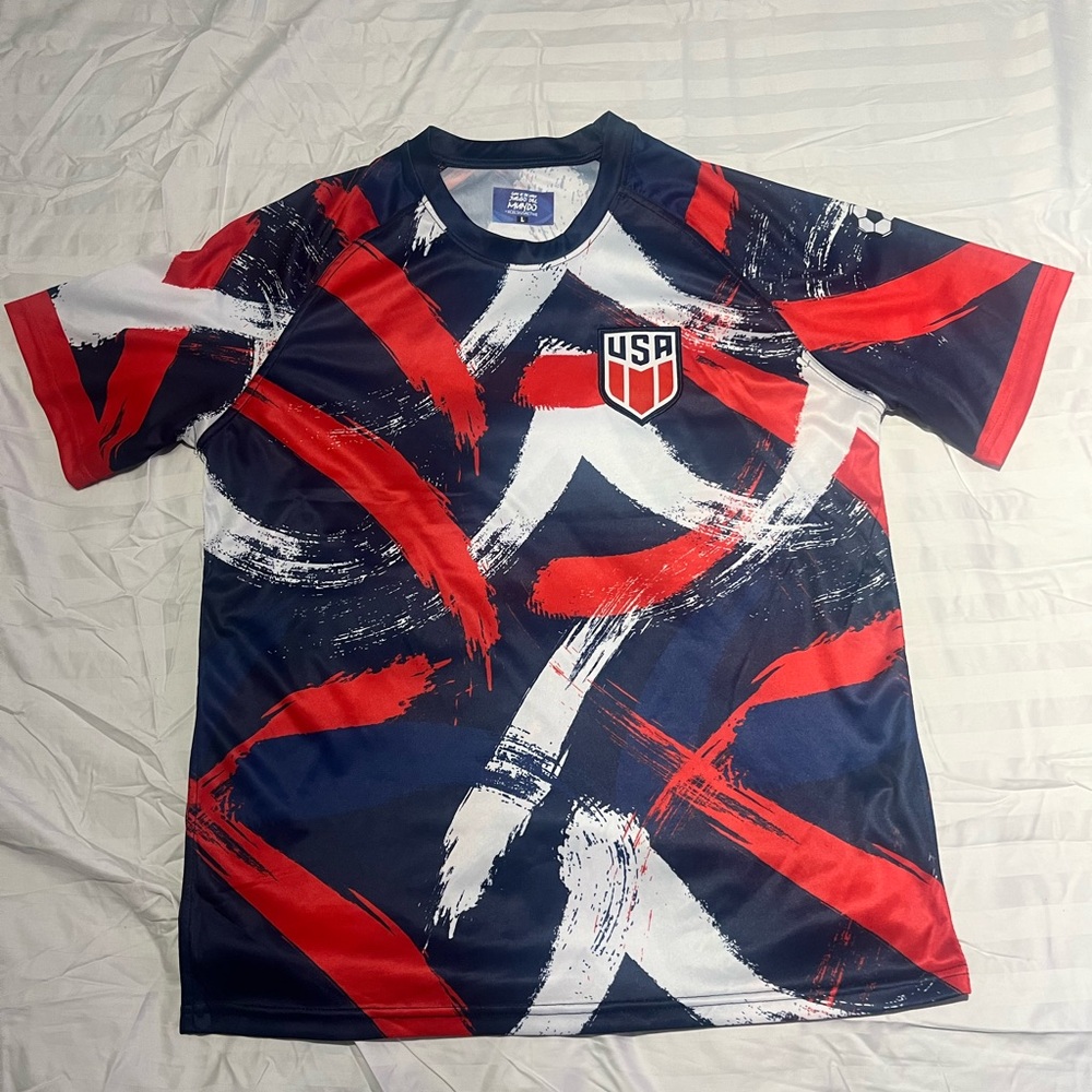 USA Soccer Xcelsius Active Game Of The World Shirt Men’s Large Copa America
